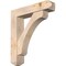 Ekena Millwork Legacy Craftsman Smooth Bracket w/ Offset Brace, Douglas Fir, 7 1/2"W x 34"D x 38"H BKT0806X34X38LEC04SDF - alternate 1